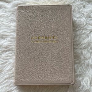 BVLGARI Serpenti Leather Notebook